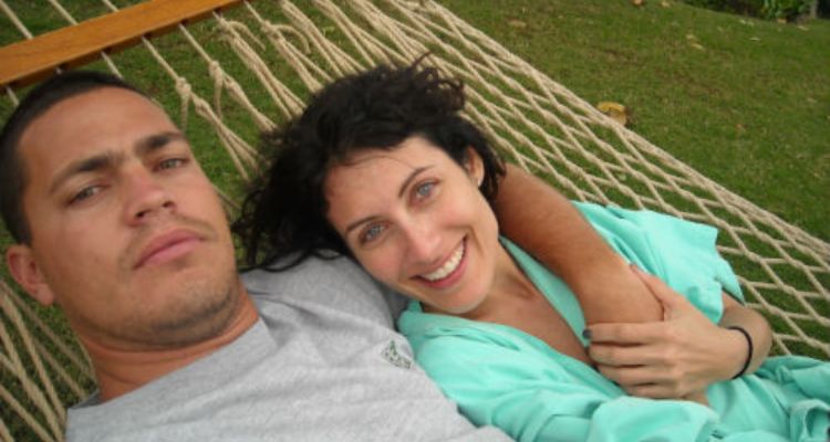 Norman Kali with famous ex-girlfriend Lisa Edelstein. 